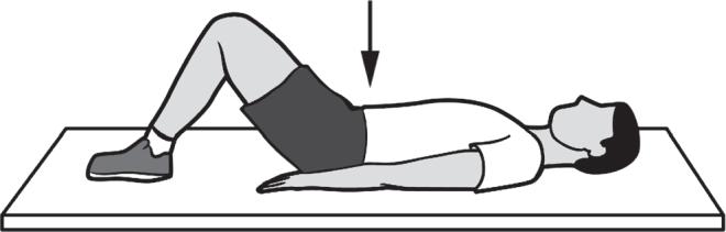 BRZUSZKI Główne mięśnie pracujące: Mięśnie brzucha Powtórzenia: 2 zestawy po 10 Połóż się na plecach na podłodze z ugiętymi kolanami i dłońmi z tyłu głowy z szeroko rozszerzonymi
