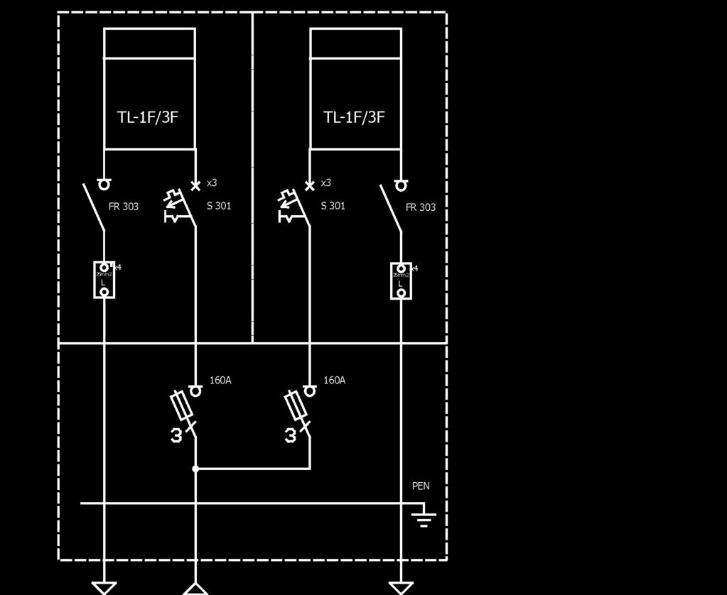Typ: ZK-2-2P ENEA 529 603 401 1. OSZ 26x2x60 sk.... 1szt. 2. OSZ 53x40+F pł.... 1szt. 3. Płyta montażowa 23x56x4... 2szt. 4. Tablica licznikowa TL-1F/3F... 2szt. 5. Obudowa S3... 4szt. 6. Zacisk L 35mm2.