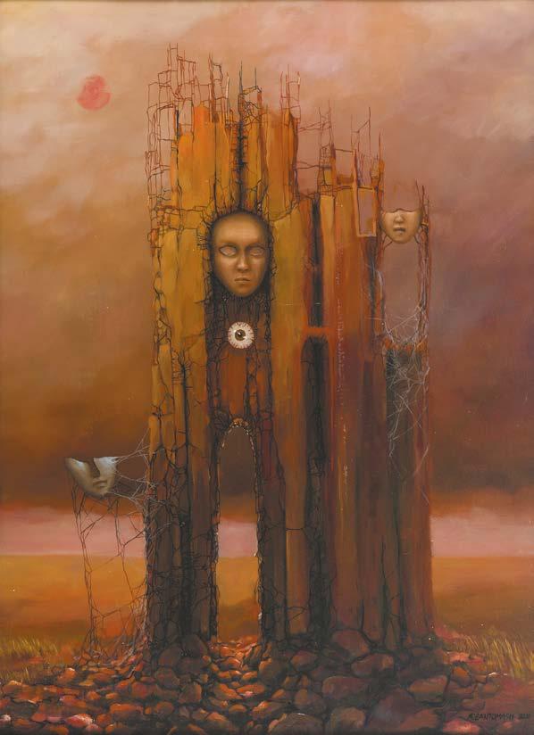30 MARCIN TOMASZEWSKI (ur. 1971) Maski, 2016 r.