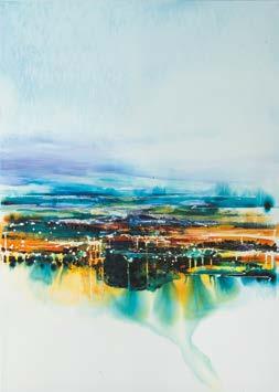 olej/płótno, 60 x 60 cm sygnowany, datowany i opisany na odwrociu: