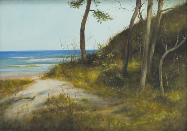 72 akryl/płótno, 60 x 100 cm sygnowany i datowany l.d.: 'J.