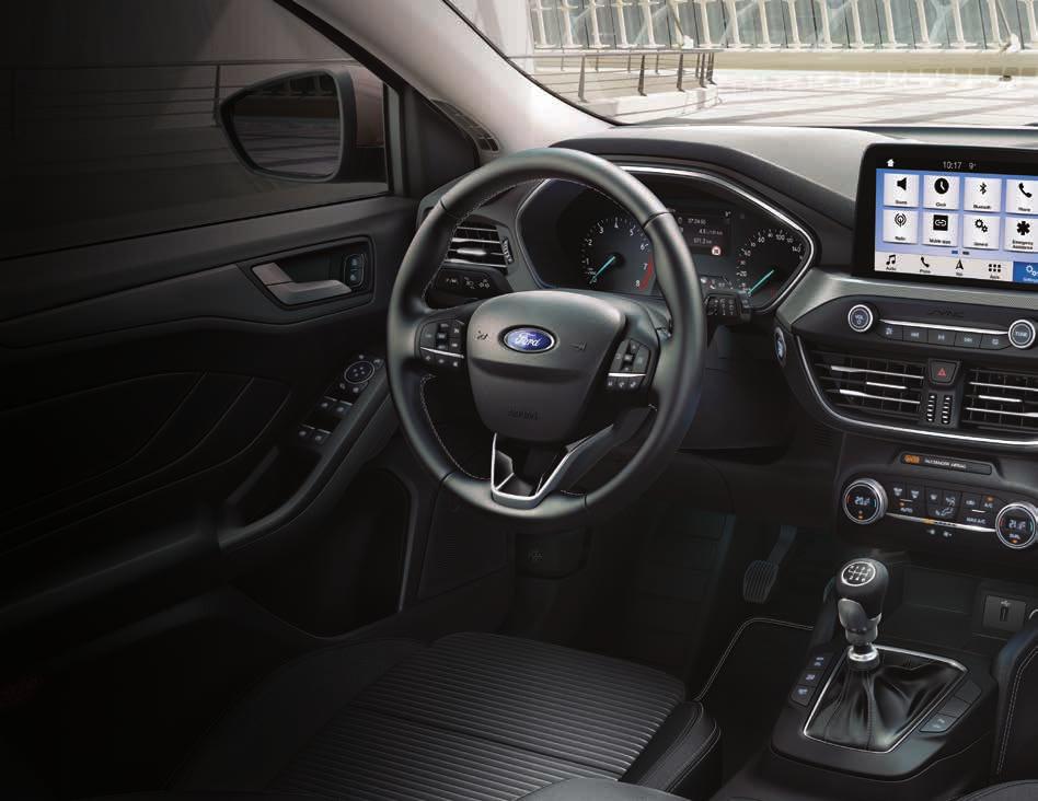 Android Auto Korzystaj z Google Maps TM oraz słuchaj muzyki poprzez aplikację Apple Car Play Używaji Siri, korzystaj z Apple Maps TM, Google Maps TM oraz serwisu AppleMusic Ford SYNC 3 Obsługuj