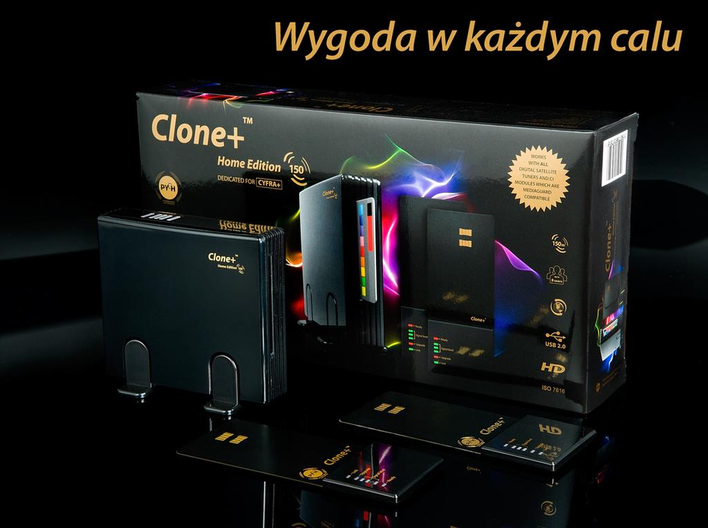 Spliter działa nie tylko z wymienionymi poniżej dekoderami ale również z dowolnymi innymi, posiadającymi uniwersalny czytnik kart.