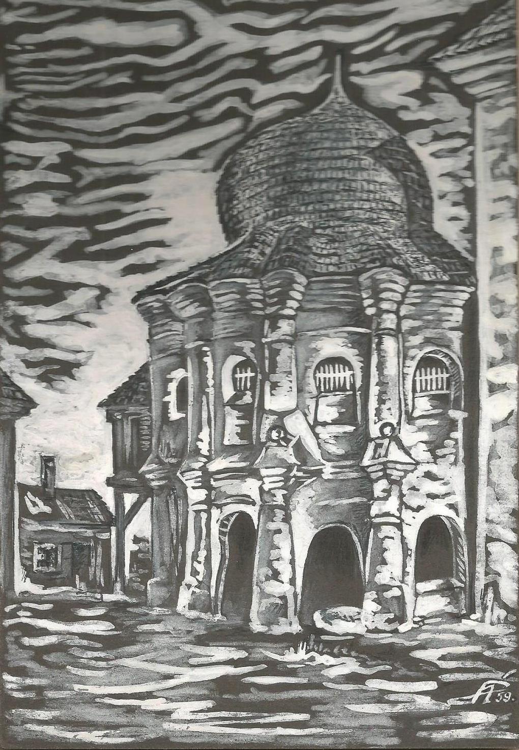 Na przestrzeni dziejów nieoszczędzany synagogi groźne i liczne pożary, jakie nawiedzały Przeworsk.