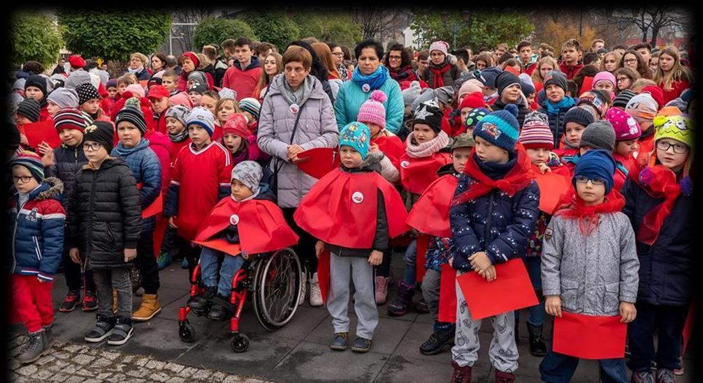 Tworząc żywą flagę