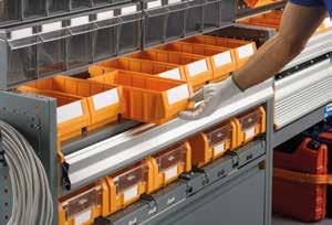 Este nuevo nivel de equipamiento para vehículos comerciales facilita la sujeción de objetos pequeños y medianos incluso allì donde hayan suelos para furgonetas sin sistemas de