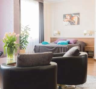 Apartament/Hotel Obok kompleksowej obsługi imprezy weselnej oferujemy zakwaterowanie gości. Hotel*** Portius to miejsce pełne przytulnej atmosfery.