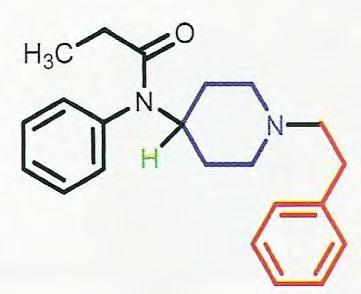 Ligandy receptorów opioidowych Fentanyl (lata 50 XX w.