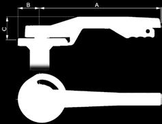 Dźwignia ręczna (DN25-300) Aluminium, pokrycie Epoxy HLA / HLP DN A B C [kg] 25-40 HLA.F0708.180 180 45,5 41 0,4 50-65 HLA.F0711.180 180 45,5 41 0,4 80-100 HLA.