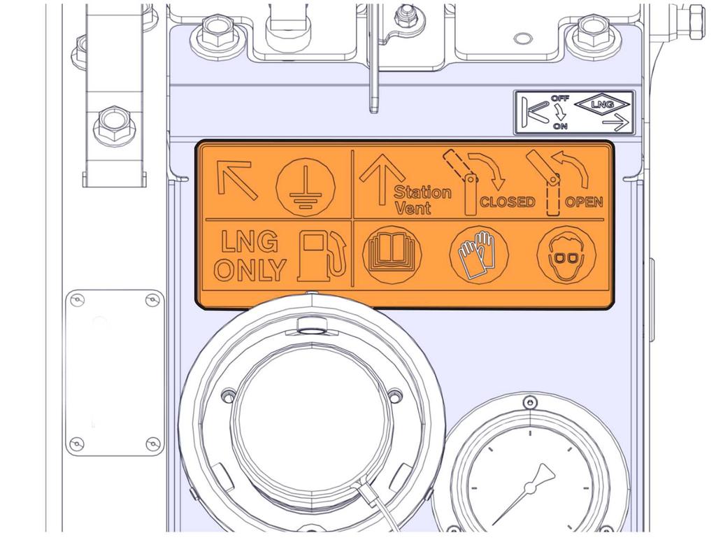 (Tylko Euro 5) Odciąć zasilanie pojazdu, patrz Układ elektryczny, 24 V (niskie napięcie), Strona 12 W przypadku wycieku: Wyłącz zapłon.