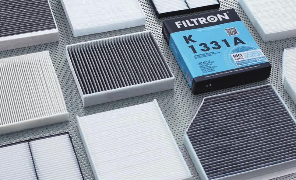 ZALETY FILTRÓW KABINOWYCH 18 zatrzymują cząstki stałe, takie jak kurz uliczny czy pyłki kwiatowe usuwają niemal 100% bakterii i