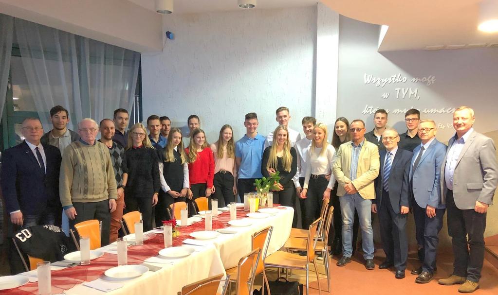 W okresie przedświątecznym odbyło sie uroczyste spotkanie sportowców, trenerów i członków