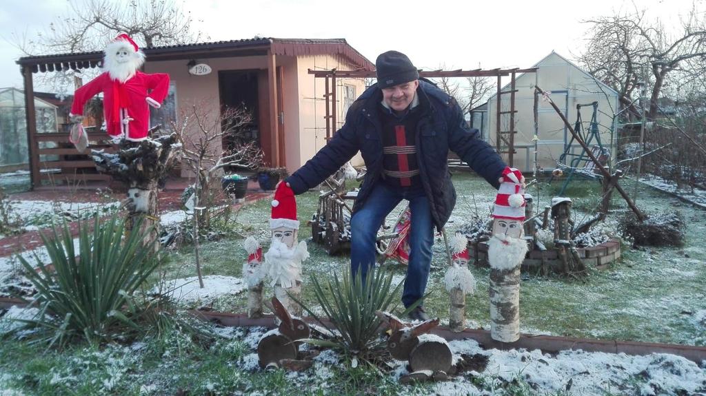 U Leszka Orzecha Każda pora roku daje pole do popisu na ogródkach działkowych.