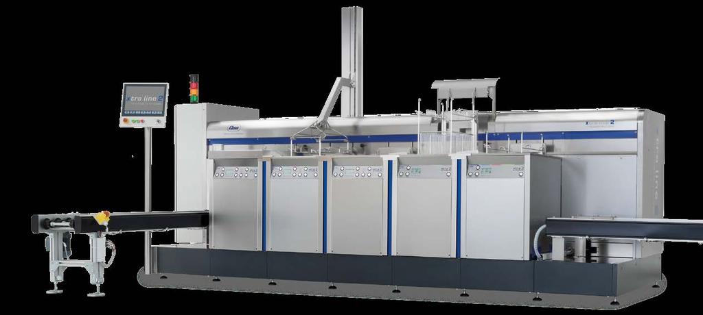 W wersji "precyzyjnej" do dokładnego czyszczenia wanny posiadają elektropolerowane powierzchnie, są wyposażone w okrągłe narożniki i specjalne orurowanie.