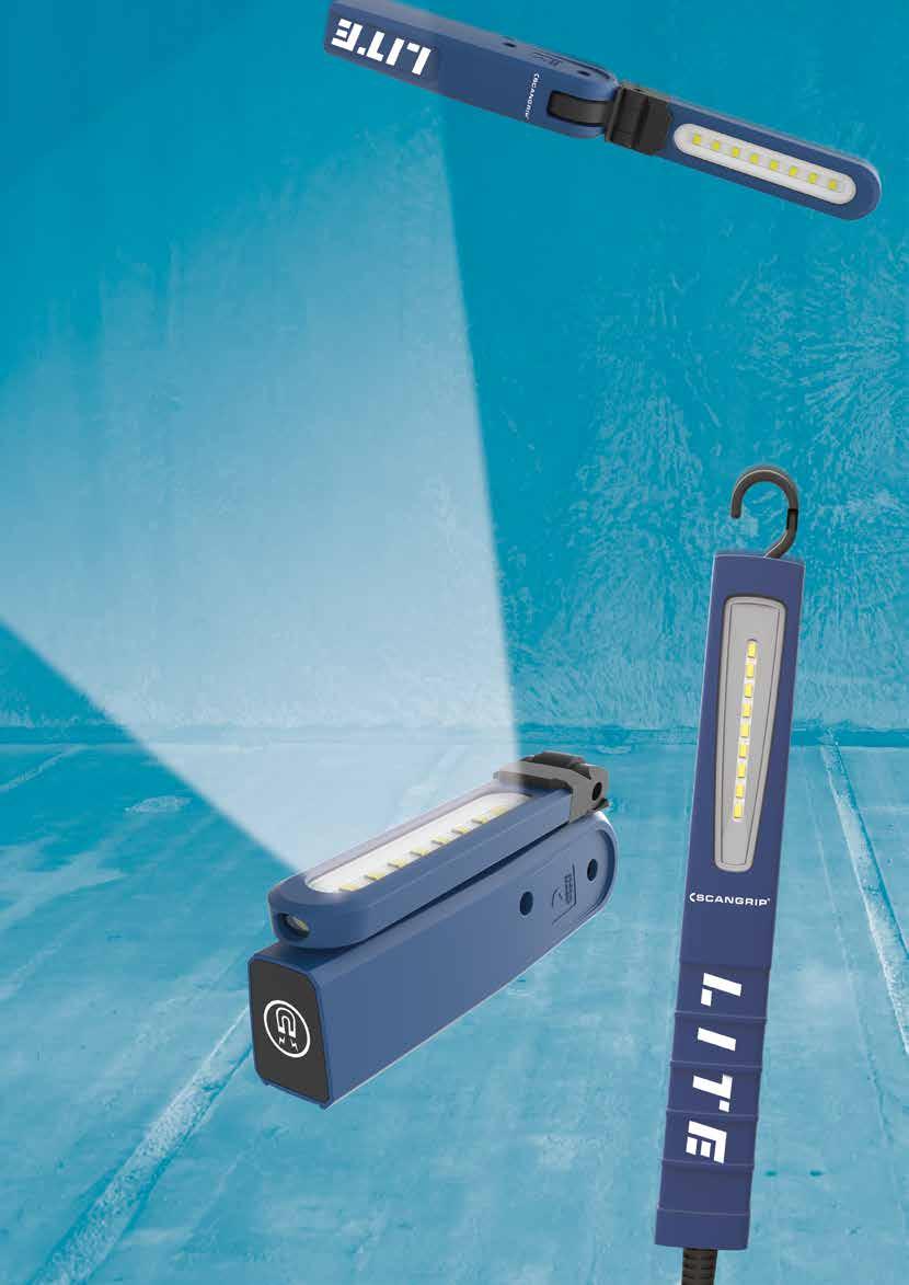 THIN LITE & STAR LITE // Uniwersalne robocze lampy inspekcyjne Linia produktów LITE to seria wydajnych lamp ręcznych.