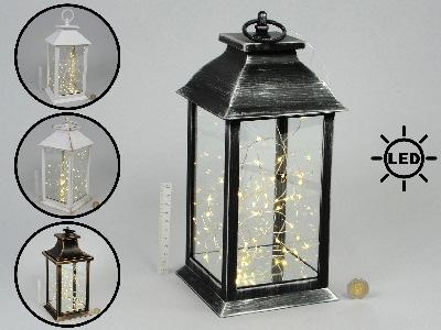 łańcuszka 27,5 cm Lampion szklany ŻARÓWKA z drucikiem LED, CR2032;