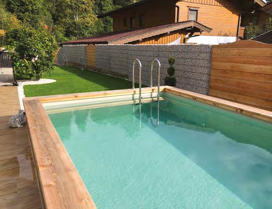 Zestaw 2 Staw kąpielowy 100 m 2 typu III, strefa kąpielowa 4 m x 12 m, strefa regeneracyjna ok. 52 m 2, głębokość max.