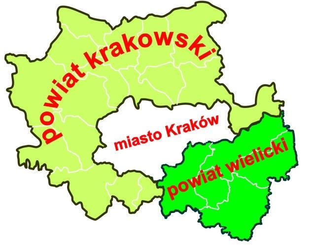 2 Krakowski obszar metropolitalny zajmuje powierzchnię 51 gmin, zamieszkiwanych przez ok.