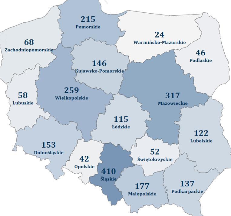 10 Liczba wszystkich zgłoszonych przypadków NOP w 2016 r. na tle województw Źródło: Opracowanie własne NIK, na podstawie danych z Biuletynu Szczepienia ochronne w Polsce w 2016 r.