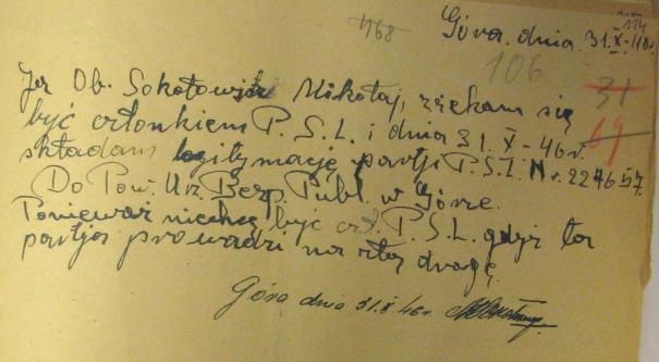 Bezpieczeństwa nie zapomniał jednak o byłych działaczach ludowych. Czołowi członkowie byli dalej inwigilowani.
