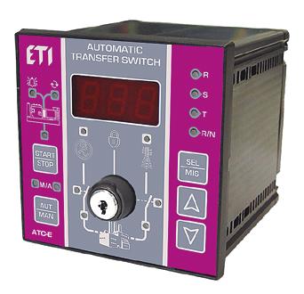 Sterowniki SZR Sterowniki ATC-E i ATC-B Zastosowanie - Sterownik ATC jest zaawansowanym urządzeniem monitorującym stan i parametry sieci zasilającej.