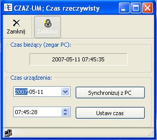 Opcja zmiany trybu pracy rejestratora zostaje zablokowana w przypadku, gdy w zespole zarejestrowane są jakiekolwiek przebiegi zakłóceniowe.