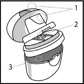 INSTRUKCJA UŻYCIA I POSTĘPOWANIA z urządzeniem do inhalacji Elpenhaler Poniżej przedstawiono instrukcję dla pacjenta dotyczącą właściwego użycia pojedynczej dawki wziewnej w postaci dwóch substancji