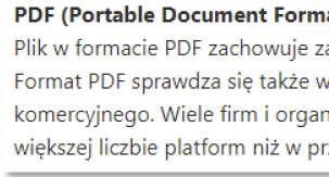 Przyjaciel PDF Powołując się na support pakietu Office