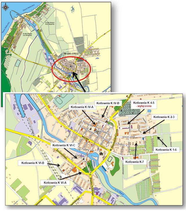 a ul. Żeromskiego, a także na osiedlu sąsiadującym od wschodu z historycznym centrum Miasta. Rysunek 11.