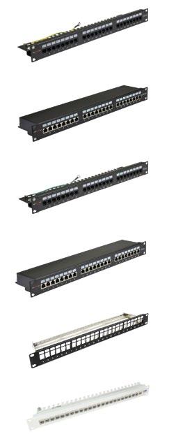 5e UTP NR KATALOGOWY: 19.PP.00018 Patch panel 1U 24xRJ45 kat.5e FTP NR KATALOGOWY: 19.PP.00009 Patch panel 1U 24xRJ45 kat.6 UTP NR KATALOGOWY: 19.PP.00032 Patch panel 1U 24xRJ45 kat.