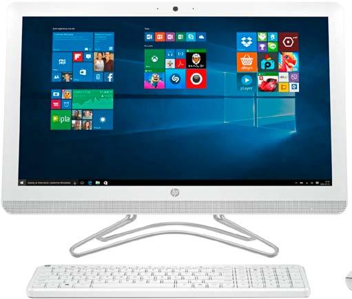 HDMI, DVI, DisplayPort, USB 2.0 x2, USB 3.1 x6, USB-C 3.1 Klawiatura i mysz w zestawie Windows 10 Nr art.