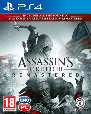 Assassin s Creed III Remastered zawiera też grę Assassin s Creed Liberation Remastered, która opowiada o niezapomnianej podróży, jaka zawiodła Aveline od zatłoczonych ulic Nowego Orleanu, aż po