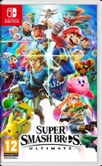 Zestaw zawiera: Nintendo Switch console with neon red&blue Joy-Con oraz gry SWITCH Super Smash Bros.