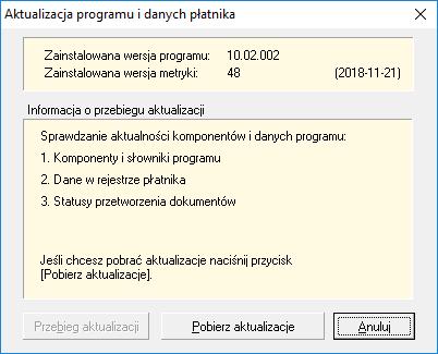 Podczas aktualizacji danych program pobiera dane za wszystkich ubezpieczonych zgłoszonych przez płatnika.