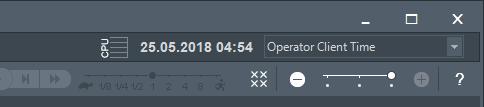 68 pl Zarządzanie zapisanymi obrazami Bosch Video Management System Czas aplikacji Operator Client: Operator Client UTC UTC-x: strefa czasowa każdego dostępnego serwera Management Server Czas zgodny