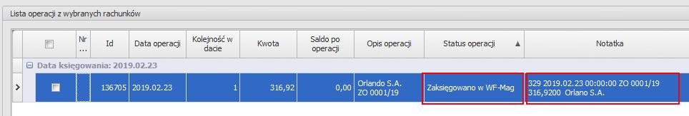 6. Opcjonalnie, wysłanie wiadomości e-mailowej do Klienta o zarejestrowaniu jego płatności.