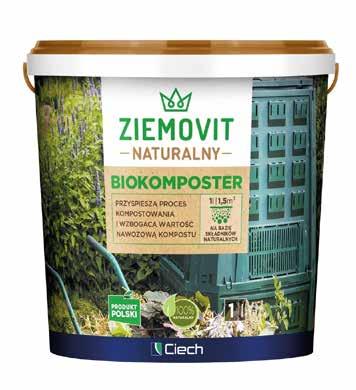 BIOHUMUS UNIWERSALNY Wspomaga wzrost i rozwój roślin. Poprawia parametry podłoża. Zwiększa odporność roślin na choroby i niekorzystne warunki pogodowe.