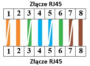 PODŁĄCZENIE MANIPULATORA Do podłączenia manipulatora wykorzystano standardowe, powszechnie dostępne złącze RJ45.