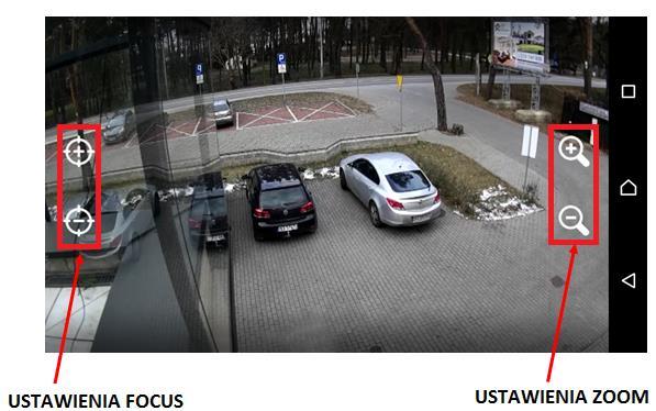 USTAWIENIE ZOOM I FOCUS W KAMERZE Kamera automatycznie dostosowuje Focus (ostrość obrazu) do ustawień zoom [ ],[ ].