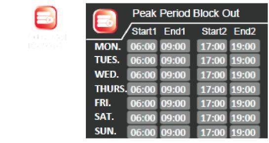 Trip Delay Time On (zwłoka przed włączeniem zbiornika) Ta wartość określa czas (w sekundach) przez który wartość natężenia przepływu musi przekraczać Trip Flow Rate (kontrolne natężenie przepływu)