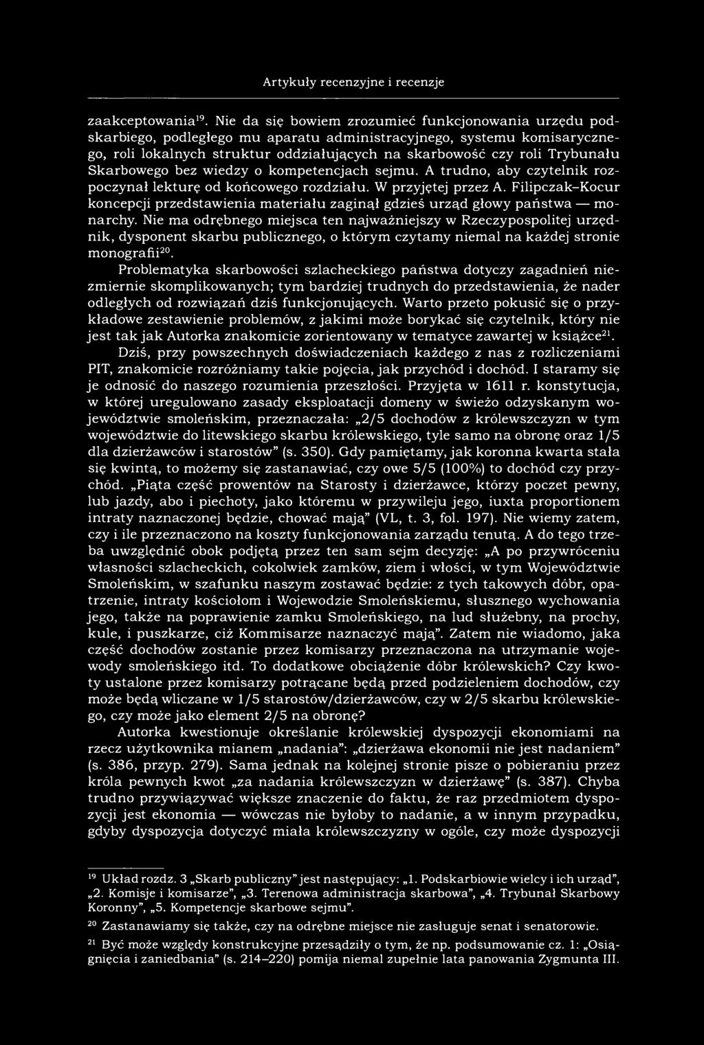 117 Artykuły recenzyjne i recenzje zaakceptowania 19.