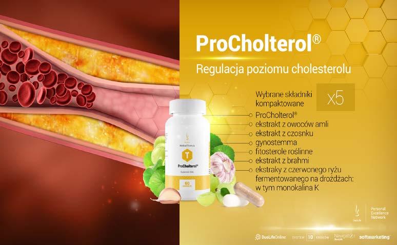 Duo Life ProCholterol Otyłości często towarzyszy podwyższony cholesterol, zagrożenie miażdżycą, a w konsekwencji - chorobami serca i układu trawiennego, nadciśnieniem.