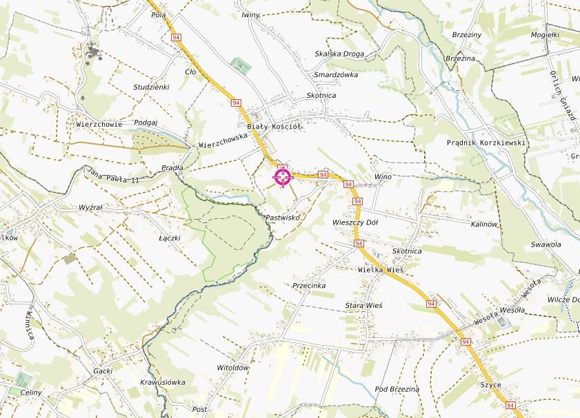 LOKALIZACJA OGÓLNA. ŹRÓDŁO: MAPA.SZUKACZ.PL INFORMACJA O REGIONIE. LOKALIZACJA NIERUCHOMOŚCI.
