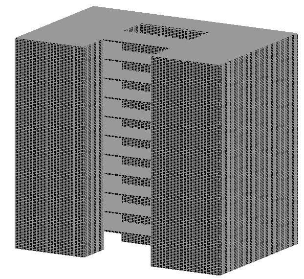 Wyniki numeryczne Method Time of numerical factorization, s Size of factorized matri, GB Ordering method Memory mode ANSYS 15.0 50 4.145? BSMFM 63 3.175 METIS CM PARDISO 26.5 3.