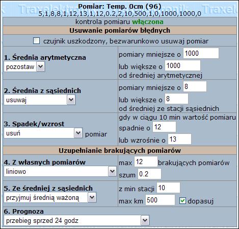 W polu po prawej ustawiamy reguły dotyczące analizy i uzupełniania danych.