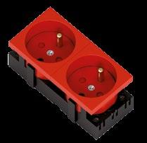 (333 526) Gniazdo SCHUKO S1B33 2P+Z (339 016) Gniazdo FTP RJ45