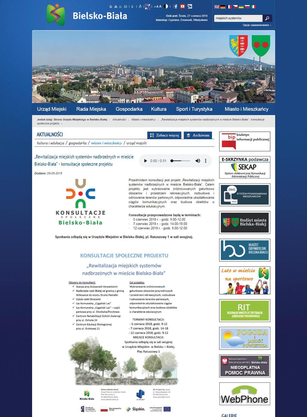 Rys. 2 Informacja o konsultacjach