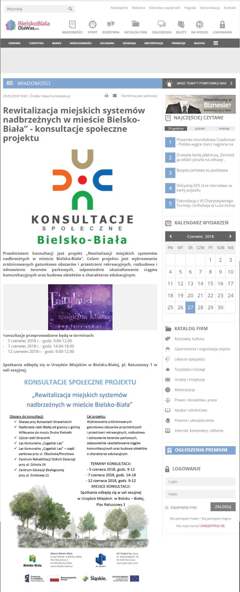 Rys. 5 Informacja o konsultacjach