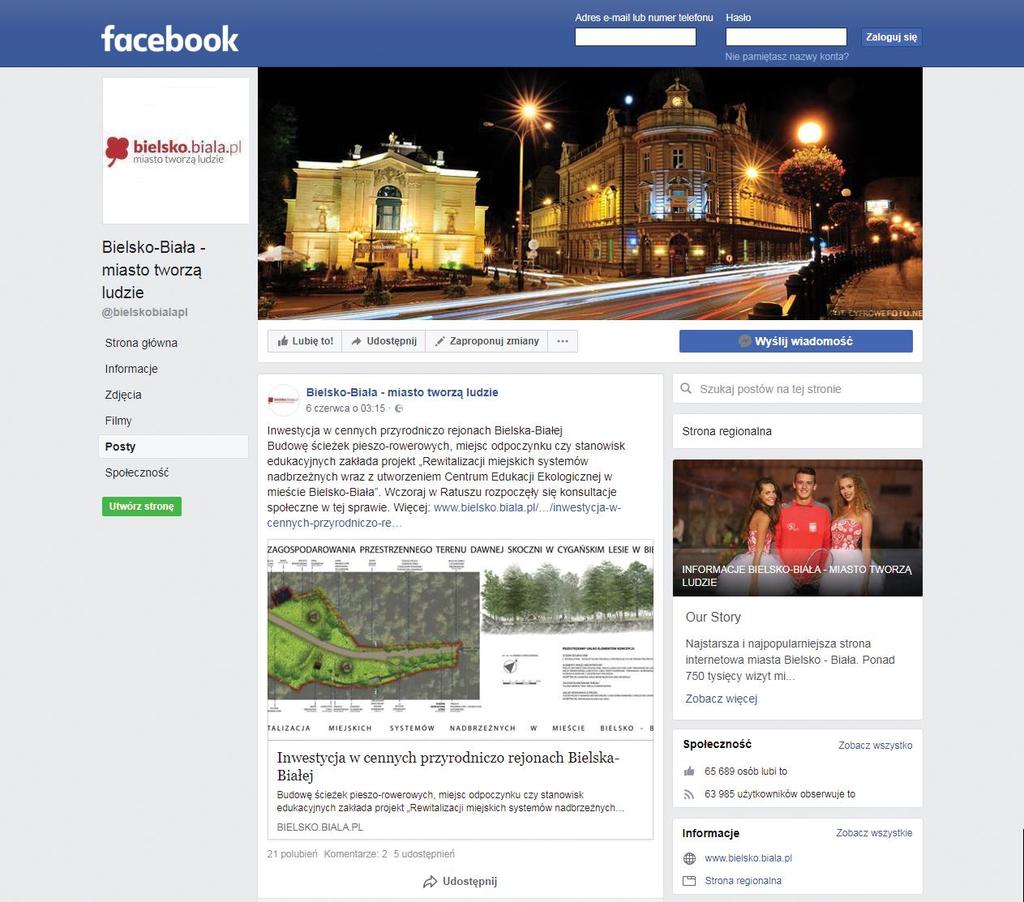 Rys. 9 Informacja o konsultacjach umieszczona na