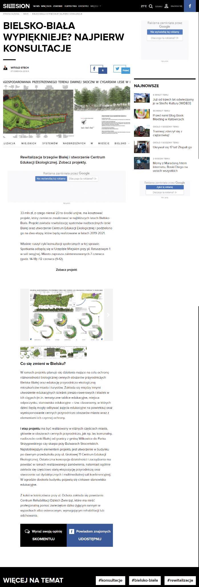 Rys. 18 Informacja o konsultacjach